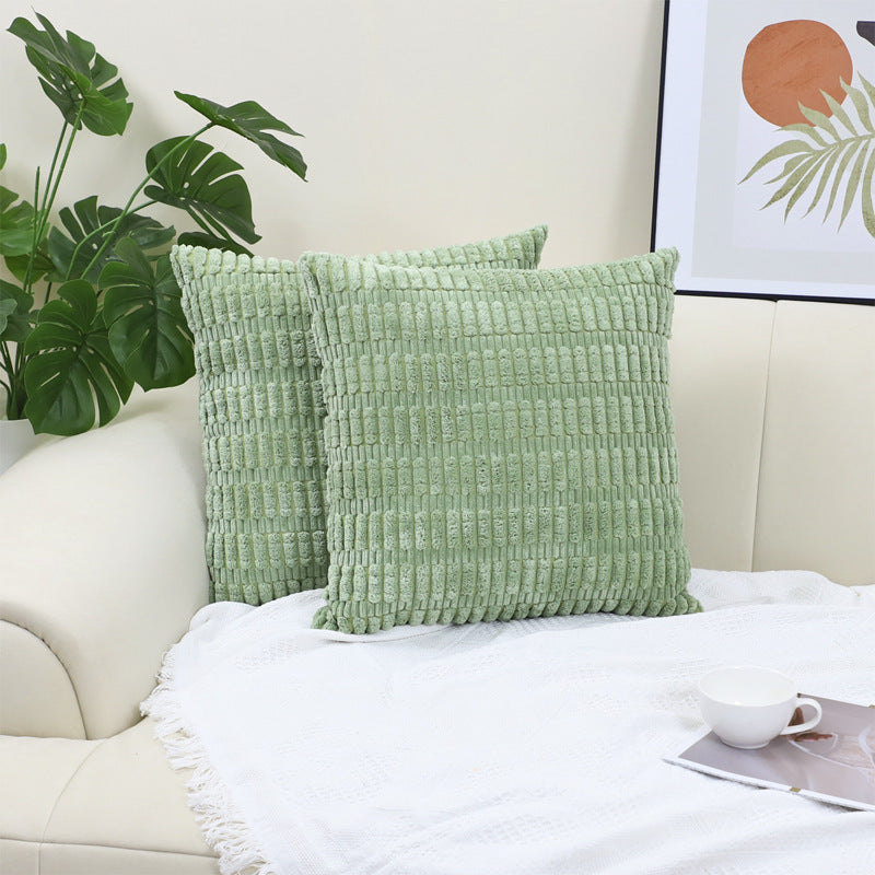 Corduroy Decorative Throw Pillow Covers Soft Boho Striped Pillow Covers Modern Farmhouse Christmas Home Decor For Sofa Living Room Couch Bed