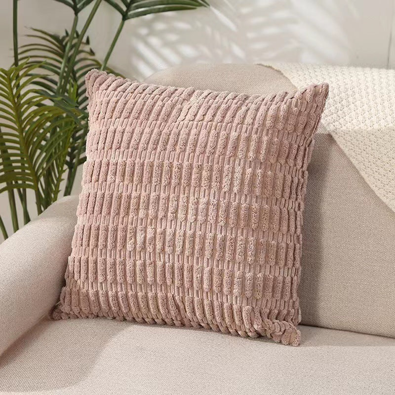 Corduroy Decorative Throw Pillow Covers Soft Boho Striped Pillow Covers Modern Farmhouse Christmas Home Decor For Sofa Living Room Couch Bed