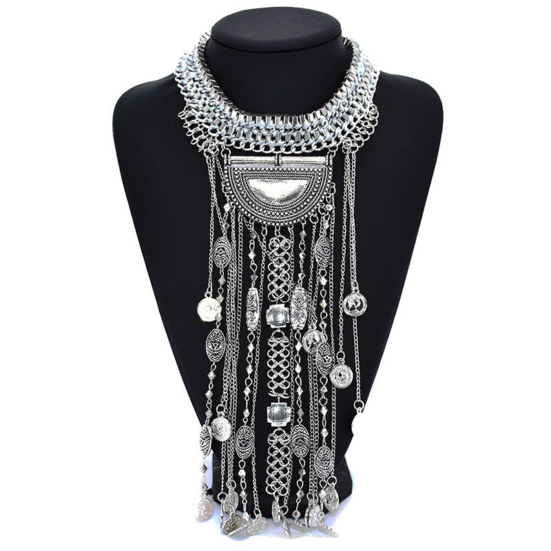 Alloy Diamond Short Necklace Crystal Necklace