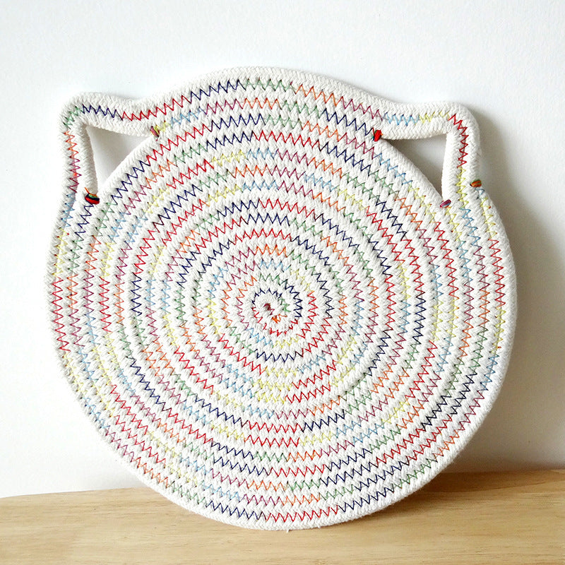 Hanging table mat with cat ears Kitchen accessories