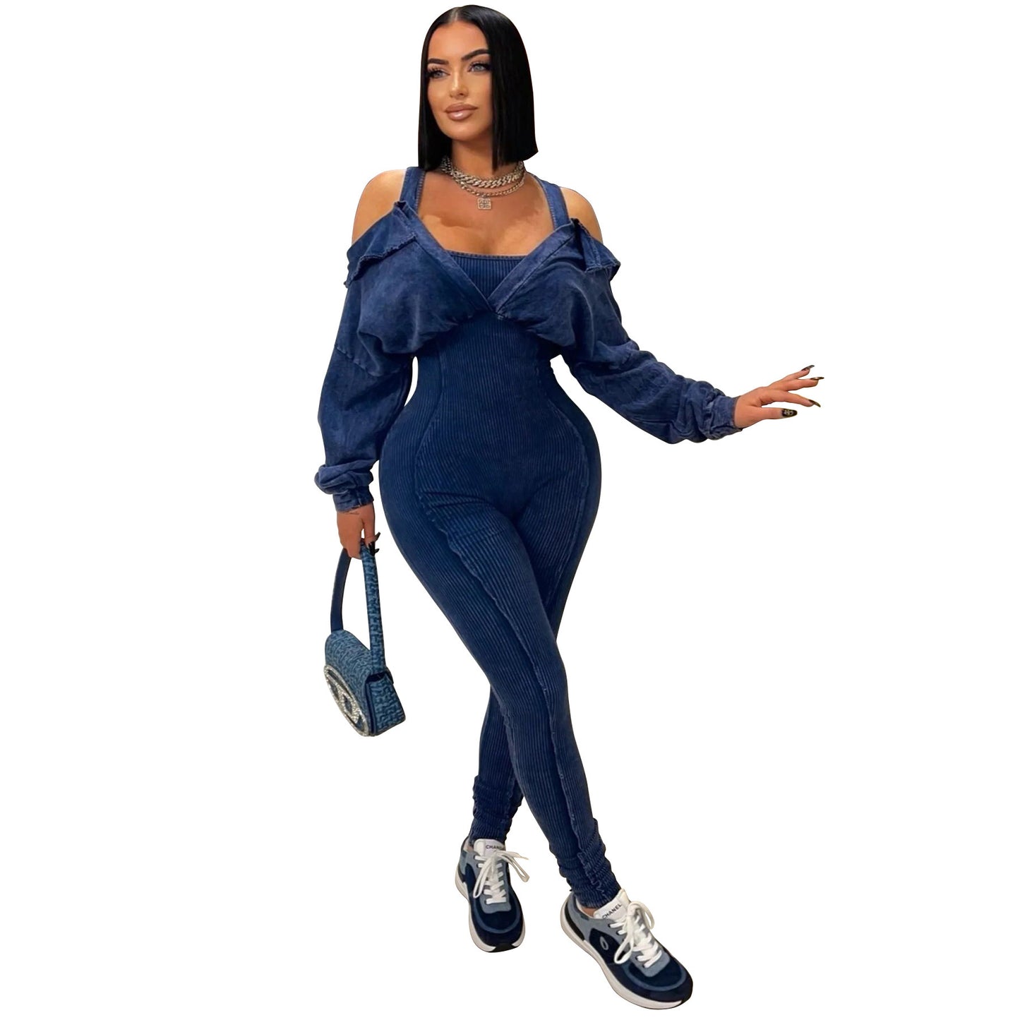 European And American Fashion Women's Wear Jumpsuit