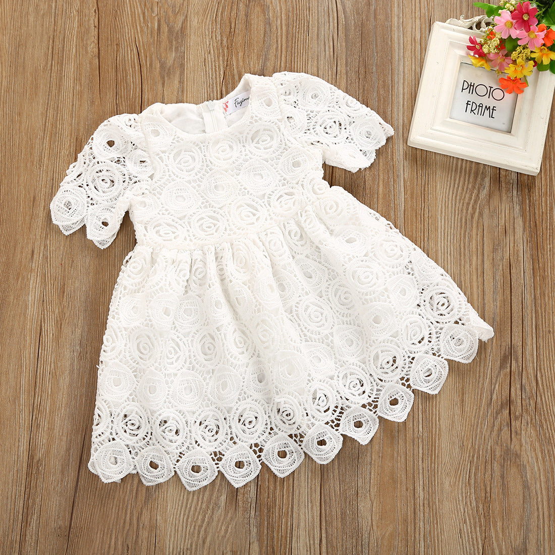 Hollow princess children's clothing dress