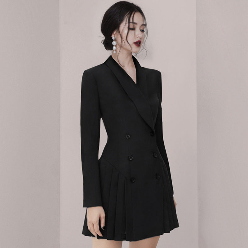 Black suit dress