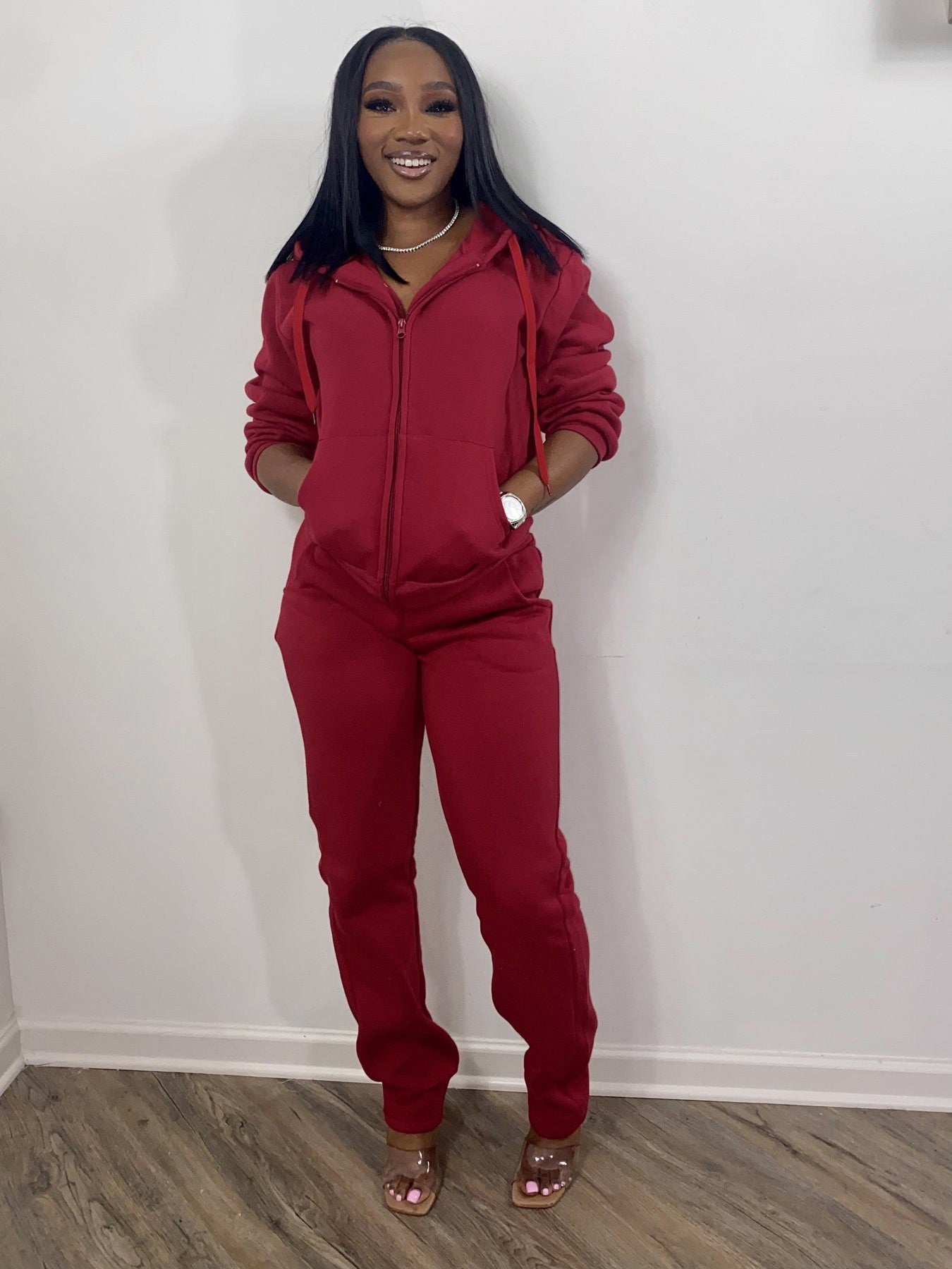 Women Sweatsuit Set 2 Piece Outfits Casual Hoodies Tops And Sweatpants Jogger Tracksuits Loose Trousers