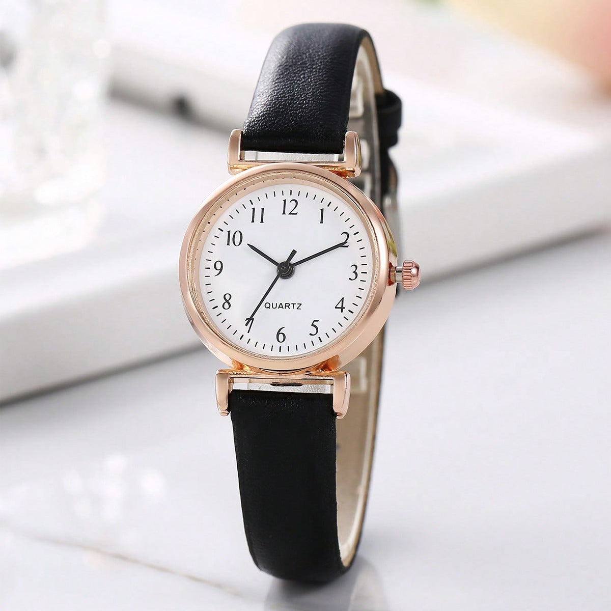 Lady Temperament Heart Bracelet Quartz Watch Suit